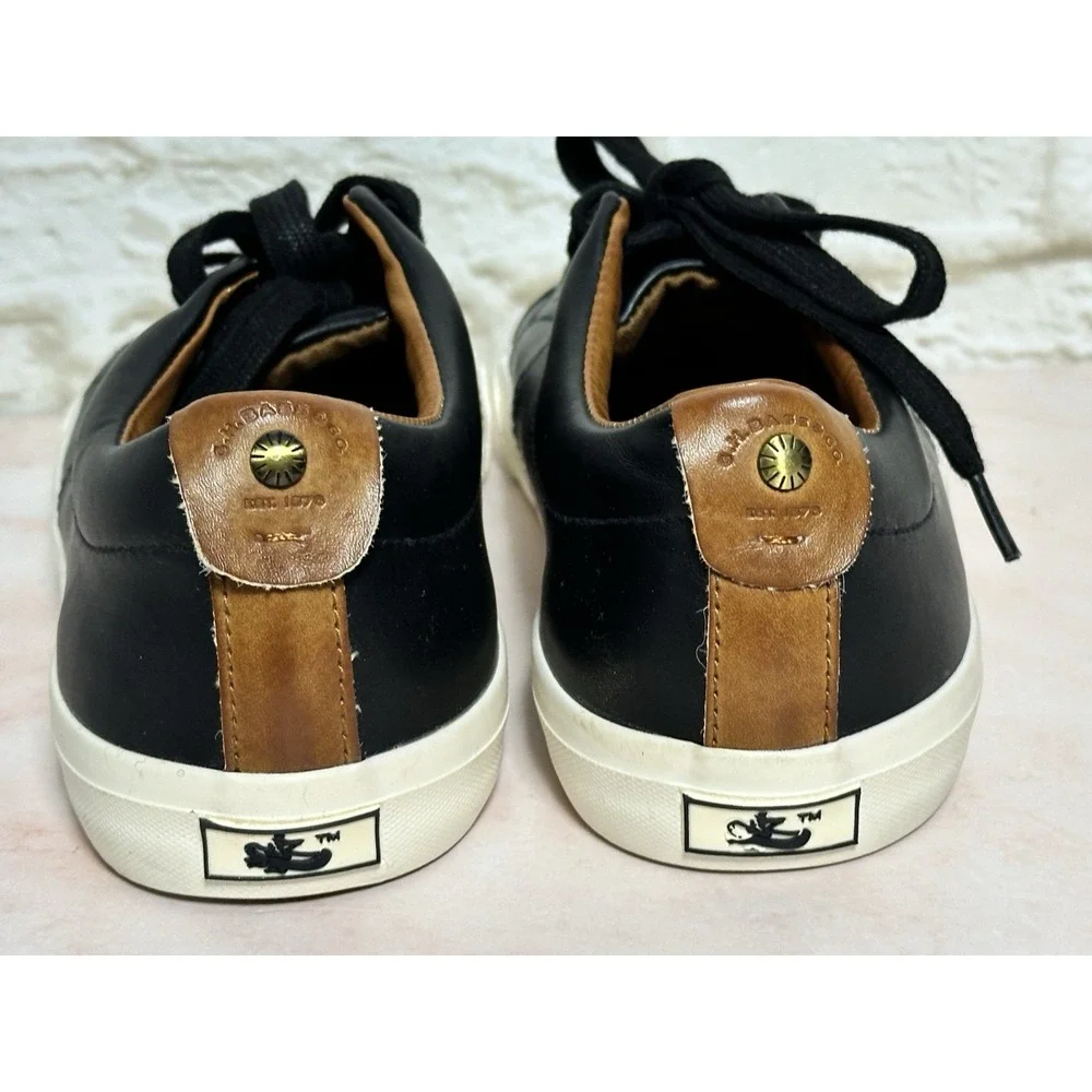 G.H. Bass & Co. Men's Boy's Black‎ Preppy Sneakers Size 8M